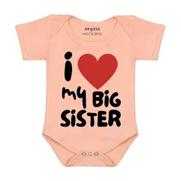 Arvesa I love My Big Sister Printed Bodusuit-picture-38