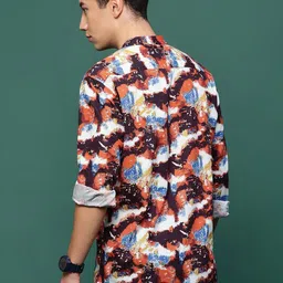 SHOWOFFFF Men Standard Slim Fit Printed Casual Shirt image 5