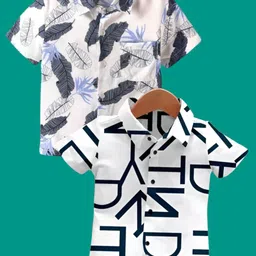 DUTT CREATION Boys Classic Floral Printed Casual Shirt-picture-53