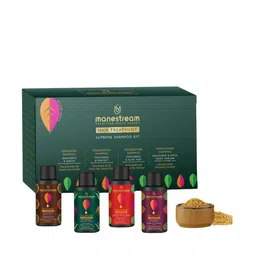 Manestream Fenusmooth Fenurestore Fenucleanse Fenugrow Set Of 4 Hair Shampoo Kit image 1