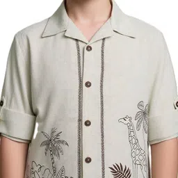 CAVIO Boys Comfort Printed Casual Shirt image 3