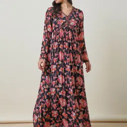Soch Women Floral Print Maxi Dress-image-75