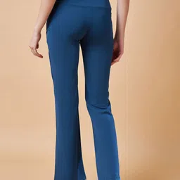 COLOR CAPITAL Solid Pack Of 4 High Rise Flared Gym Tights image 5