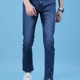 V-Mart Men Regular Fit Mid-Rise Light Fade Stretchable Jeans-picture-30
