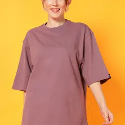 PockMAN Women Oversized Extended Sleeves Pure Cotton Bio Finish T-shirt-picture-24