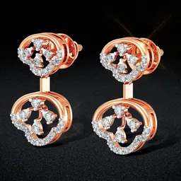 Joyalukkas Petal Cloud Diamond Earrings -3.09 gm-image-14