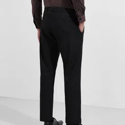 The Indian Garage Co. X Luxe Men Self Design Trousers image 5
