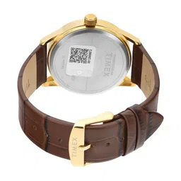 Timex Men Brass Dial & Leather Straps Analogue Watch TWEG25508 image 4