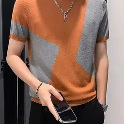StyleCast x Revolte Men Colourblocked Round Neck T-shirt-picture-39