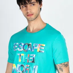 Status Quo Men Typography Printed Round Neck Cotton T-shirt image 5