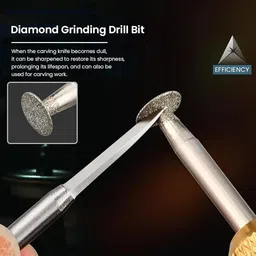 serplex Stainless Steel Carving Drill Bit Detailing Engraving Bits Rotary Carving Bits 6Pcs Carving Bits Detail Carving Bits for Dremel Rotary Tool Engraving Bit Brad Points Set image 3