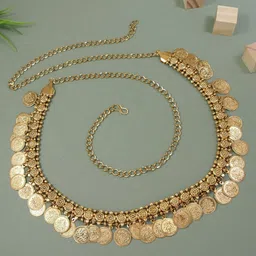 I Jewels Studded Waist Chain Saree Accessories-picture-23