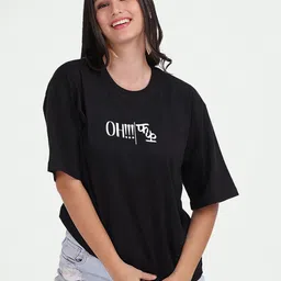 Mad Over Print Women Typography Printed T-shirt-picture-18