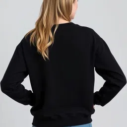 SALUJA FABRICS Typography Printed Round Neck Cotton Dry Fit Pullover image 4