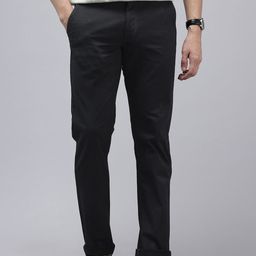 Van Heusen Men Slim Fit Self Design Textured Chinos Semi Formal Trousers-picture-16