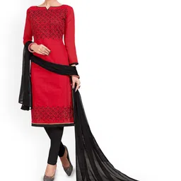 Maroosh Embroidered Thread Work Unstitched Dress Material-picture-26