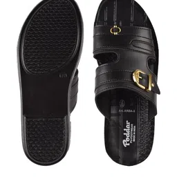 Poddar Men PU One Toe Flats image 3