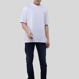 WILD ELEPHANT Men Graphic Printed Oversized Cotton T-shirt image 3