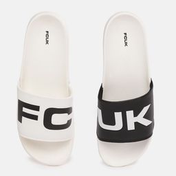 FCUK Men Brand Logo Print Sliders-picture-4