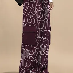 TRIPR Men Printed Mid-Rise Baggy Cargos Trousers image 2