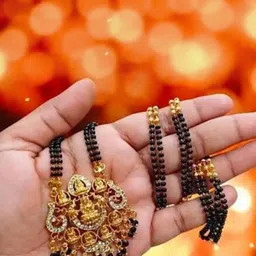 NAMOHH ENTERPRISSES Gold-Plated Alloy Artificial Beads Jewellery Set-picture-41