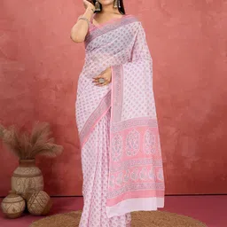 SHANVIKA Floral Printed Pure Cotton Saree-picture-25