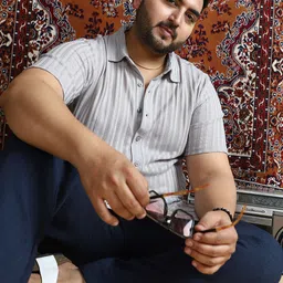 Instafab Plus Vertical Striped Comfort Spread Collar Cotton Shirt image 5