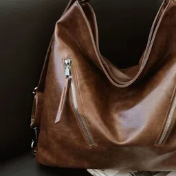 StyleCast Women Solid Structured Zip Detail Shoulder Bag image 2