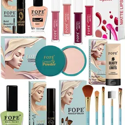 FOPE Set Of 15 Foundation, Compact, Mascara, Lipstick, Nail Polish & Brush Set-picture-16