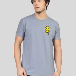 Greylongg Men Printed Applique T-shirt image 1