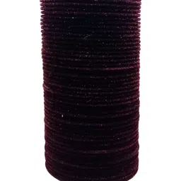 CHRISHAN Set Of 48 Velvet Fabric Bangles-picture-16