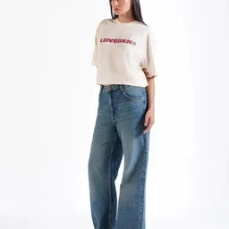 LOVEGEN Men Straight Fit Mid-Rise Light Fade Jeans image 2