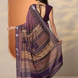 Libas Ethnic Motifs Silk Blend Saree image 5