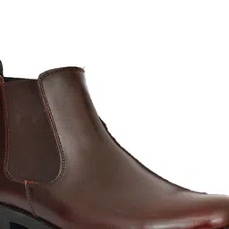 RDXO Men Leather Chelsea Boots image 4