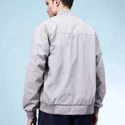 SZN Stand Collar Windcheater Bomber Jacket image 2
