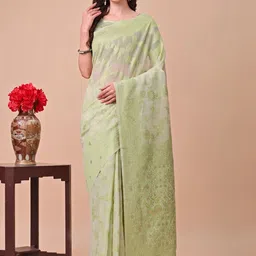 ALAGINI Woven Design Zari Pure Cotton Saree-picture-22
