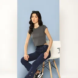 BAESD Women Cotton Slim Fit Mid-Rise Stretchable Jeans-image-62