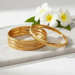 SZN Set Of 4 Gold-Plated Bangles-picture-30