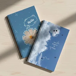 fingerprint Don't Forget to be Happy, Hello A5 Notebook Unruled 104 Pages-picture-28