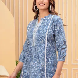 KALINI Print Puff Sleeve Top image 4