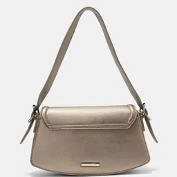 Forever Glam by Pantaloons Women Solid Structured Tasselled Shoulder Bag image 3