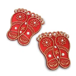 PROKART 2 Pieces Laxmi Ji Pair Wall Hangings Festive Decor image 2