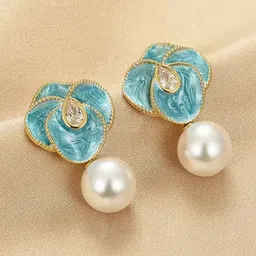 FIMBUL Floral Drop Earrings-picture-41