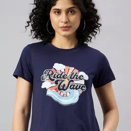 REPRISE Women Printed Pockets T-shirt-picture-10