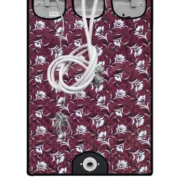 The Furnishing Tree Washing Machine Cover Floral Pattern Magenta Compatible for Whirlpool 6.5 Kg Fu image 2