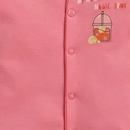 MeeMee Kids Pack Of 2 Printed Cotton Sleepsuits image 5