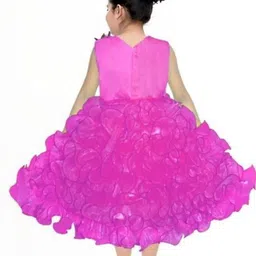 IKONIC FASHION Girls Pink Dresses image 2