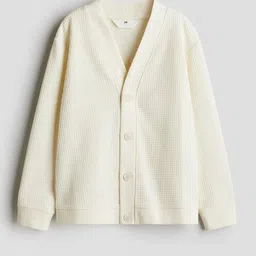 H&M Boys V-Neck Waffled Cardigan-picture-39