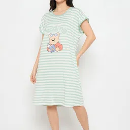 Camey Women Graphic Printed T-shirt Nightdress-picture-31
