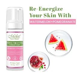 MELAS Hydra Foaming Face Cleanser With Watermelon & Pomegranate-150ml image 3
